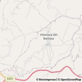Mappa Villanova del Battista