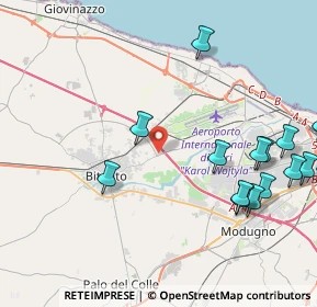 Mappa Contrada Pezza Menzolla, 70032 Bitonto BA, Italia (5.616)