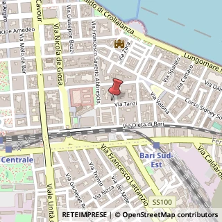 Mappa Via Tanzi, 4/d, 70121 Bari, Bari (Puglia)