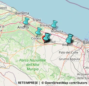 Mappa Via F. Petrarca, 70037 Ruvo di Puglia BA, Italia (9.08571)