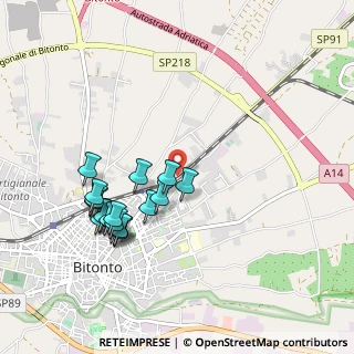 Mappa SP 91, 70032 Bitonto BA, Italia (1.0525)
