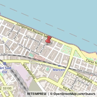 Mappa Via Dalmazia,  161, 70121 Bari, Bari (Puglia)