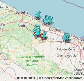 Mappa Via Alessandro Volta, 70037 Ruvo di Puglia BA, Italia (10.14786)