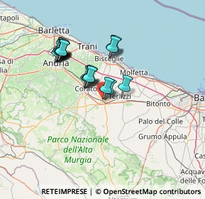 Mappa Via Alessandro Volta, 70037 Ruvo di Puglia BA, Italia (12.6485)