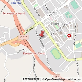 Mappa Via Maria Pacifico, 49, 82100 Benevento, Benevento (Campania)