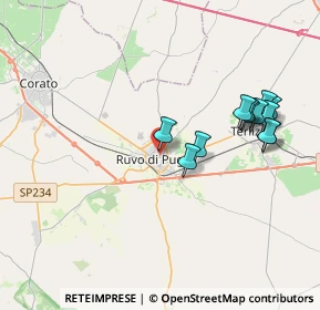Mappa Via D'Abenevole, 70037 Ruvo di Puglia BA, Italia (4.05833)