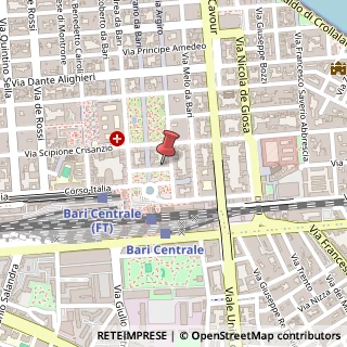 Mappa Piazza Moro Aldo, 18/A, 70122 Bari, Bari (Puglia)