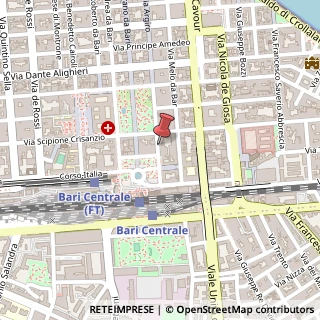 Mappa Via Niccol? dall'Arca, 18, 70121 Bari, Bari (Puglia)