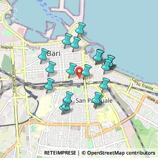 Mappa Piazza Aldo Moro, 70121 Bari BA, Italia (0.8515)