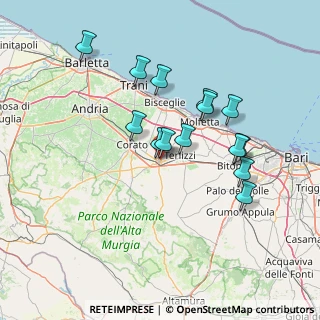 Mappa Via Edmondo de Amicis, 70037 Ruvo di Puglia BA, Italia (13.81429)