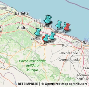 Mappa Via Edmondo de Amicis, 70037 Ruvo di Puglia BA, Italia (11.14684)