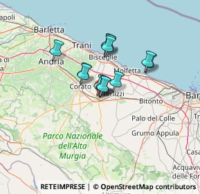 Mappa Via Edmondo de Amicis, 70037 Ruvo di Puglia BA, Italia (8.87)