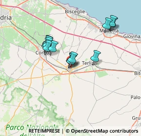 Mappa Via Edmondo de Amicis, 70037 Ruvo di Puglia BA, Italia (6.47923)