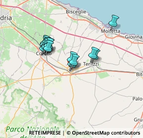 Mappa Via Edmondo de Amicis, 70037 Ruvo di Puglia BA, Italia (6.12438)