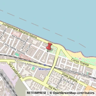 Mappa Via Fratelli Rosselli, 38, 70121 Bari, Bari (Puglia)
