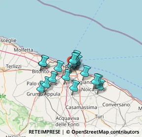 Mappa Via Eritrea, 70123 Bari BA, Italia (8.99789)