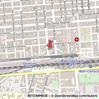 Mappa Via Quintino Sella, 256, 70123 Bari, Bari (Puglia)