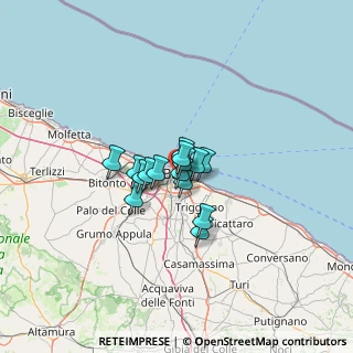 Mappa Via Beata Elia di S. Clemente, 70122 Bari BA, Italia (7.10333)