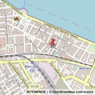 Mappa Via Libia, 10, 70121 Bari, Bari (Puglia)