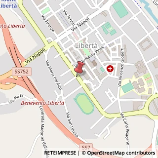 Mappa Via Camillo Benso Cavour, 6, 82100 Benevento, Benevento (Campania)