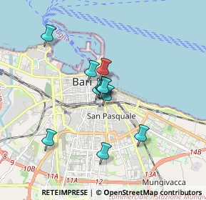 Mappa Via Melo da Bari, 70100 Bari BA, Italia (1.26909)