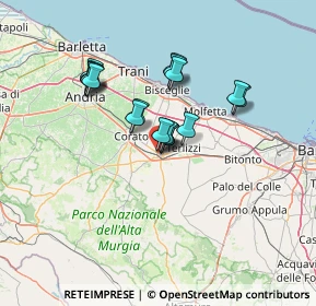 Mappa Via Alberto Mario, 70037 Ruvo di Puglia BA, Italia (11.38588)