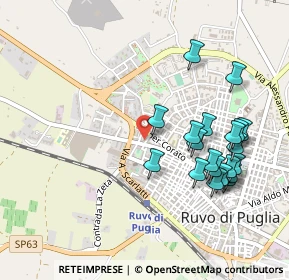 Mappa Via Alberto Mario, 70037 Ruvo di Puglia BA, Italia (0.546)