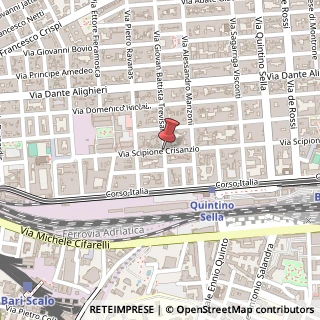 Mappa Via crisanzio scipione 188, 70123 Bari, Bari (Puglia)