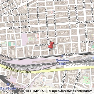 Mappa Via Trevisani, 234, 70121 Bari, Bari (Puglia)