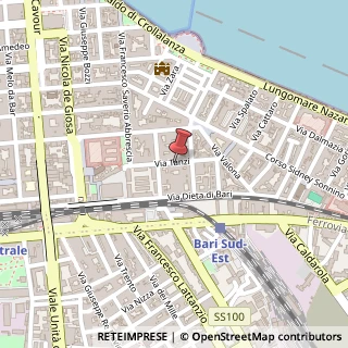 Mappa Via Tanzi, 27, 70121 Bari, Bari (Puglia)