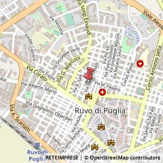 Mappa Via Nello Rosselli, 35, 70037 Ruvo di Puglia, Bari (Puglia)