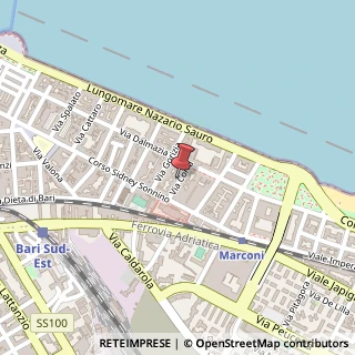 Mappa Via Corf?, 9, 70121 Bari, Bari (Puglia)