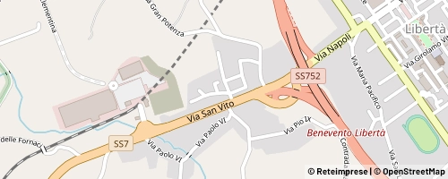 Mappa Benevento