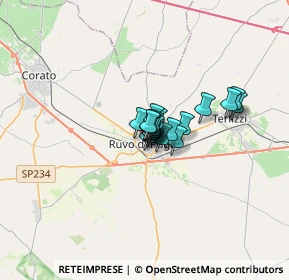 Mappa Via Carlo Rosselli, 70037 Ruvo di Puglia BA, Italia (1.4415)