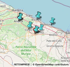 Mappa Via Santini Carlo, 70037 Ruvo di Puglia BA, Italia (11.40647)