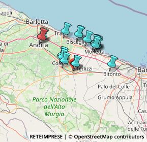 Mappa Via Gioacchino Gesmundo, 70037 Ruvo di Puglia BA, Italia (11.5905)