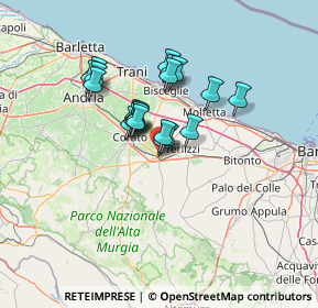 Mappa Via Gioacchino Gesmundo, 70037 Ruvo di Puglia BA, Italia (10.4695)