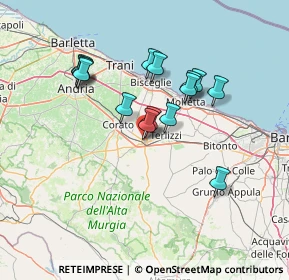Mappa Via Gioacchino Gesmundo, 70037 Ruvo di Puglia BA, Italia (12.95467)