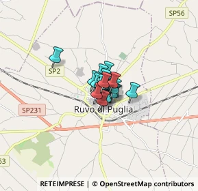 Mappa Via Gioacchino Gesmundo, 70037 Ruvo di Puglia BA, Italia (0.50211)