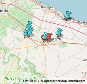 Mappa Via Santini Carlo, 70037 Ruvo di Puglia BA, Italia (6.095)