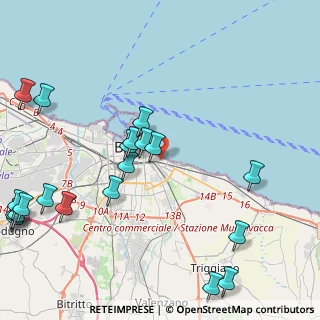 Mappa Via Gorizia, 70121 Bari BA, Italia (6.0415)