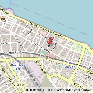 Mappa Via Gorizia, 21, 70121 Bari, Bari (Puglia)