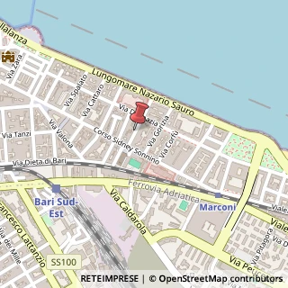 Mappa Via Arcivescovo Vaccaro, 16, 70121 Bari, Bari (Puglia)