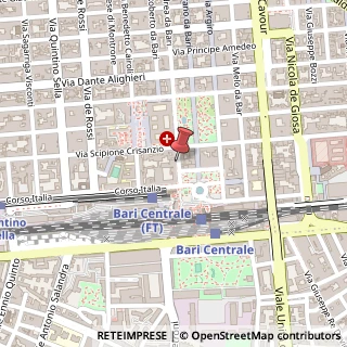 Mappa Via Raffaele de Cesare, 17, 70122 Bari, Bari (Puglia)