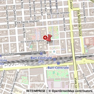 Mappa Via De Cesare Raffaele, 15, 70122 Bari, Bari (Puglia)