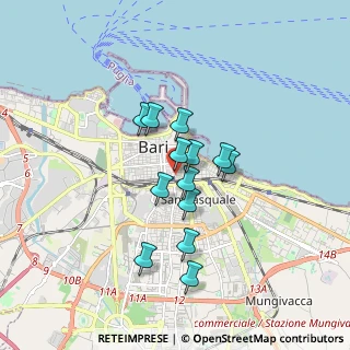 Mappa Piazza Moro 55 - 2° piano, 70122 Bari BA, Italia (1.35231)