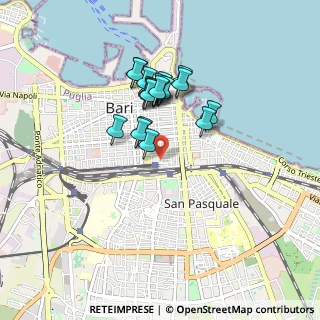Mappa Piazza Moro 55 - 2° piano, 70122 Bari BA, Italia (0.7495)