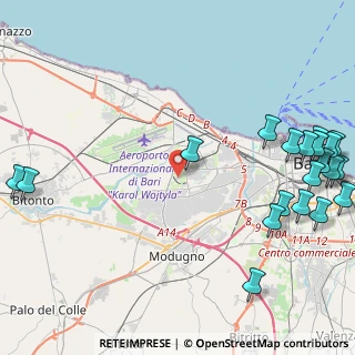 Mappa Via Capo Scardicchio, 70132 Bari BA, Italia (6.764)