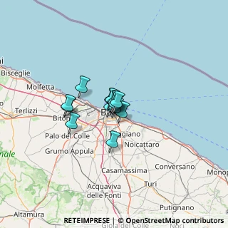 Mappa Largo Monsignor Curi, 70100 Bari BA, Italia (6.26857)