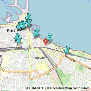 Mappa Via Arcivescovo Vaccaro, 70121 Bari BA, Italia (1.3155)
